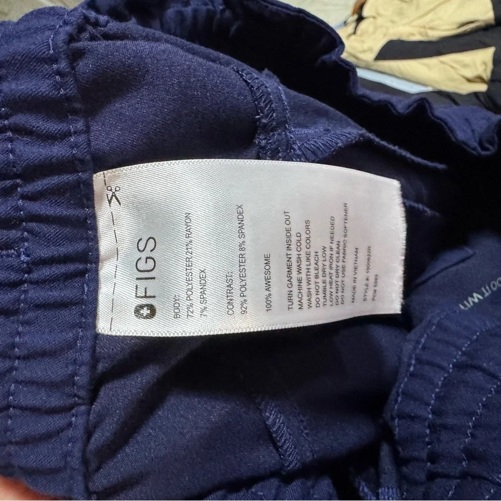 FIGS Navy Blue Technical Collection Jogger Scrub Pants - Picture 6 of 6